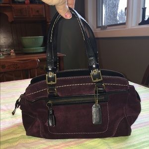 Coach Suede small satchel