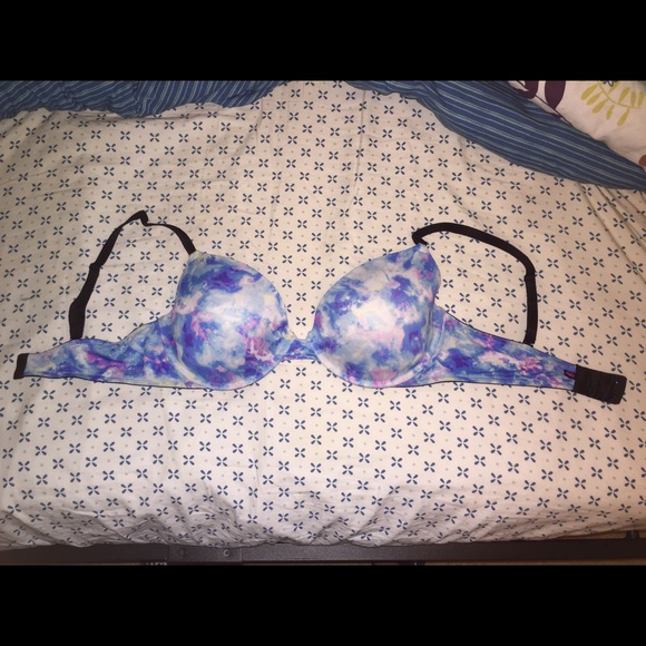 PINK Tie dye bra