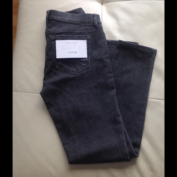 Jeans the color looks like a black faded to grey