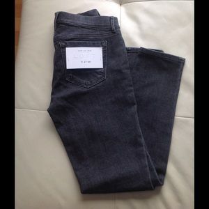 Jeans the color looks like a black faded to grey