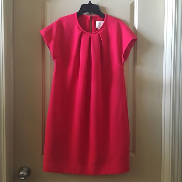 kate spade pleated shift dress