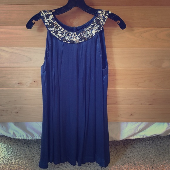 Silk halter evening top