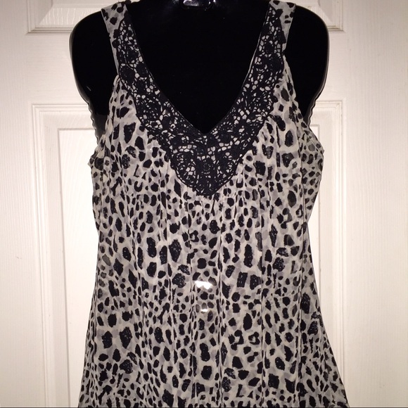 3/$14 🐾 Cute animal print sheer tank ~ B-5 - Picture 2 of 4