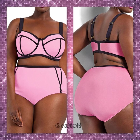 🆕Lavender Plus Sz Bikini Bathing Suit Tag Sz 3XL - Picture 2 of 4