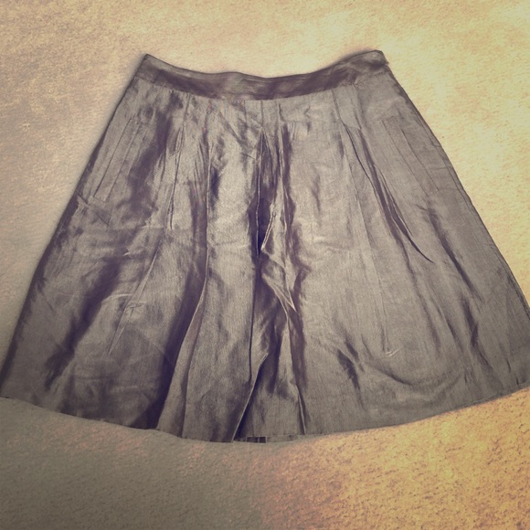 BCBG Golden Bronze Shimmer Skirt