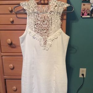 Ivory lace dress
