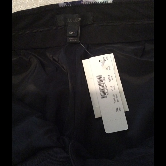 J Crew Patio Violet Poppy Pants - NWT - Picture 2 of 4