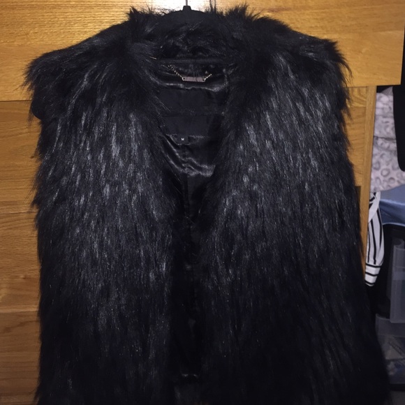 Ivanka Trump Faux fur vest