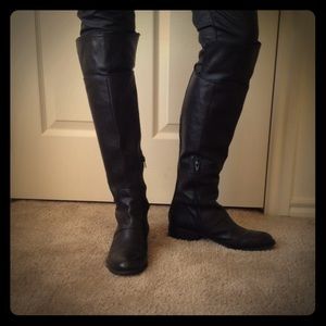Nine west over knee boots