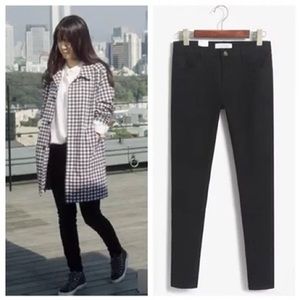 Krystal Black Skinny Pants