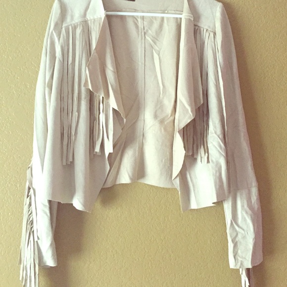 Tan Fringe jacket