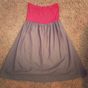 Strapless Dress With Pockets