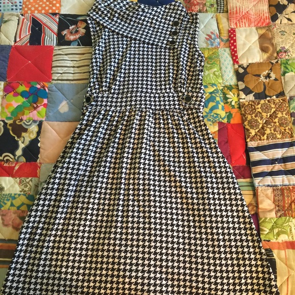 ** Sold on Facebook** Coach Tour dress houndstooth