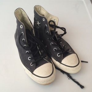 Gray High Top Converse