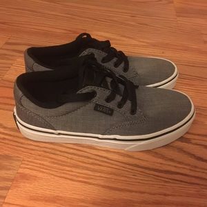 Gray Vans youth size 1