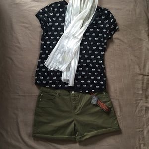 Liverpool Jeans Linda Short olive green