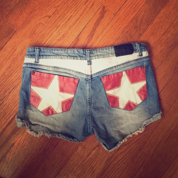 Star Jean shorts
