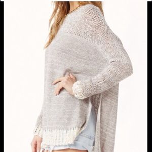 Free People Haiku side split sweater