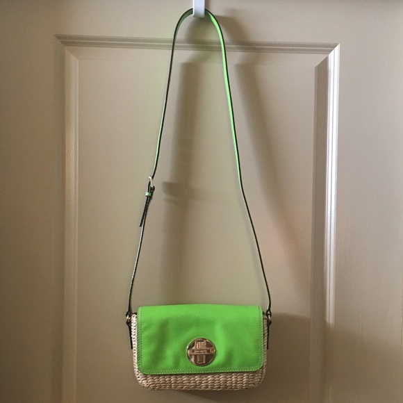 kate spade straw cross body