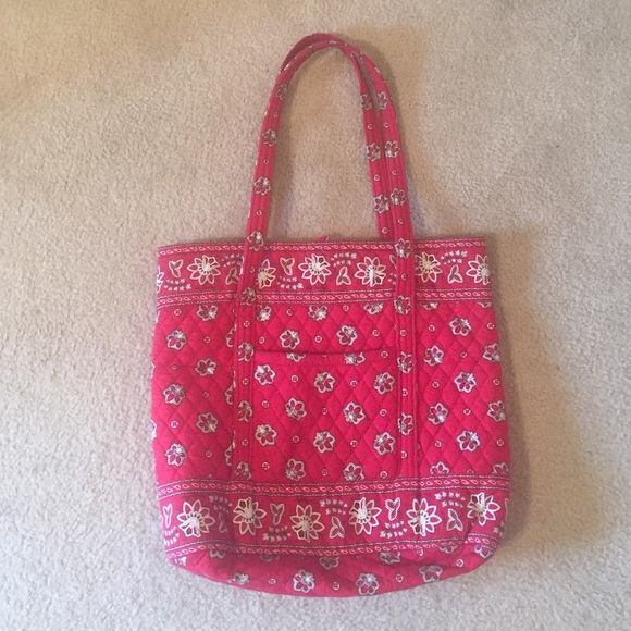 Vera Bradley Handbags - Vera Bradley red tote bag