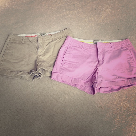 Old Navy Pink and Beige Bundle Shorts