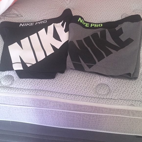 2 Nike compression shorts