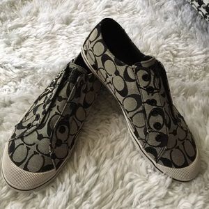 Coach slip on tennis shoes!