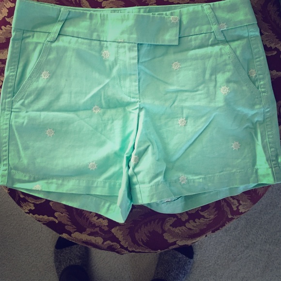 Nautical mint green chino shorts j. Crew