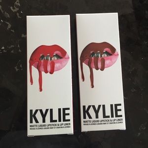 Kylie lip kit colors in 22 and Dolce K:)