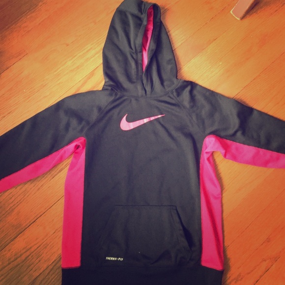 Black and Pink Nike Sweatshirt