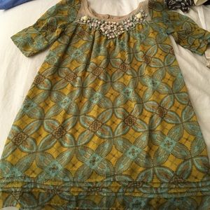 Detailed shift dress