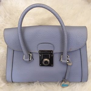 Dooney & Bourke Sky blue leather handbag