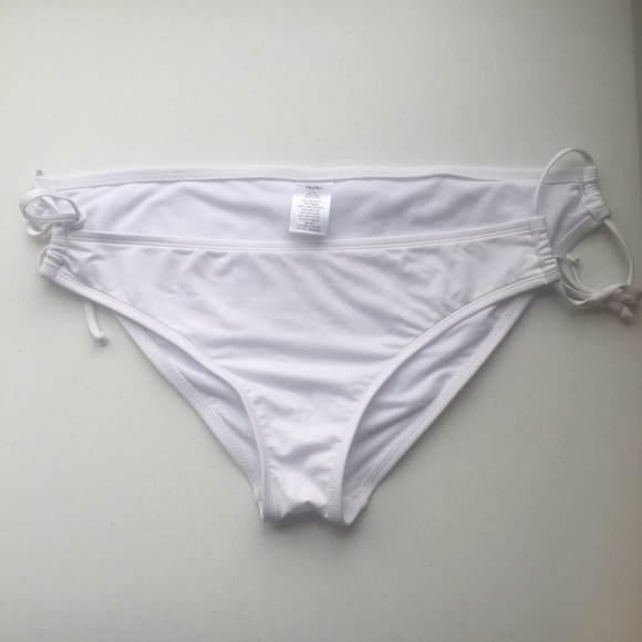 XL white bikini bottom