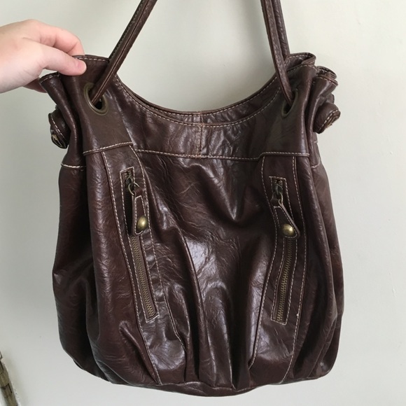 Roomy brown purse!