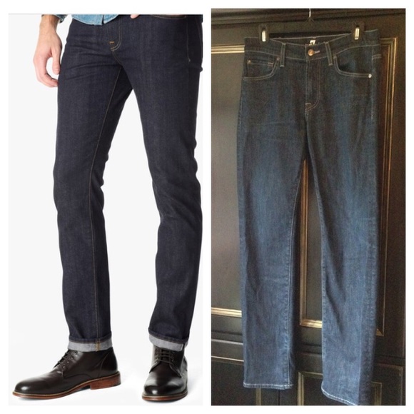 Men's 7 for all mankind Slimmy dark jeans sz 30