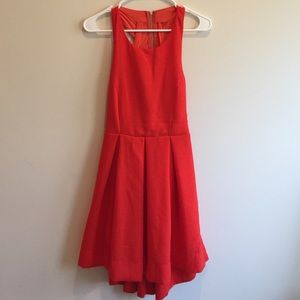 Skater dress with cutout back