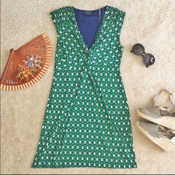 Dresses & Skirts - Emerald green and blue summer dress
