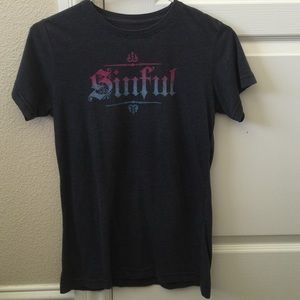 (SOLD) ....Sinful brand T-shirt