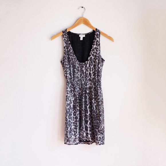 Rodarte x Target sequin print dress XS