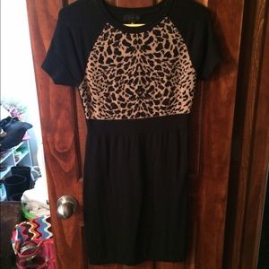Leopard Sweater Dress