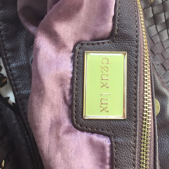 Deux lux bag in chocolate brown