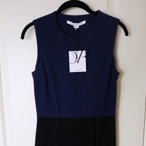 Diane Von Furstenberg Two Tone Dress