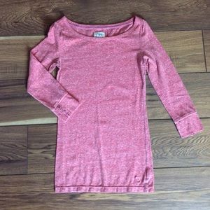 Salmon American Eagle 3/4 Sleeve T