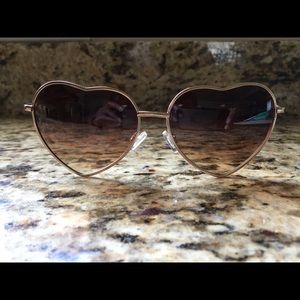 Heart Shaped 58mm sunglasses