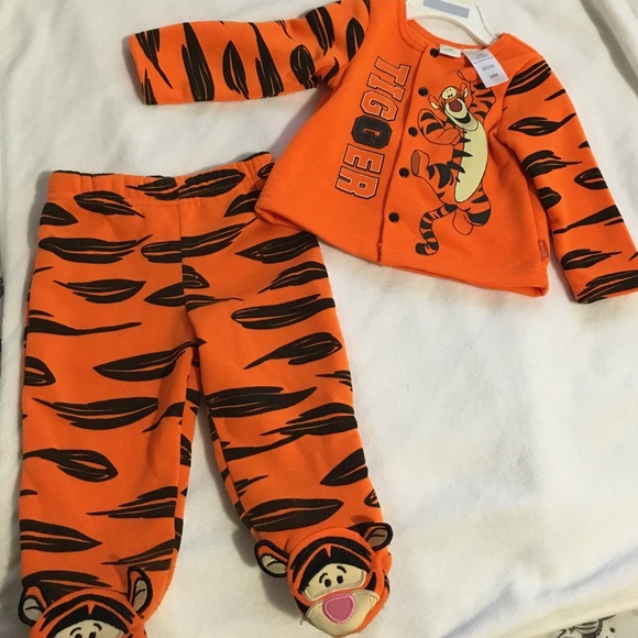 baby tiger pajamas