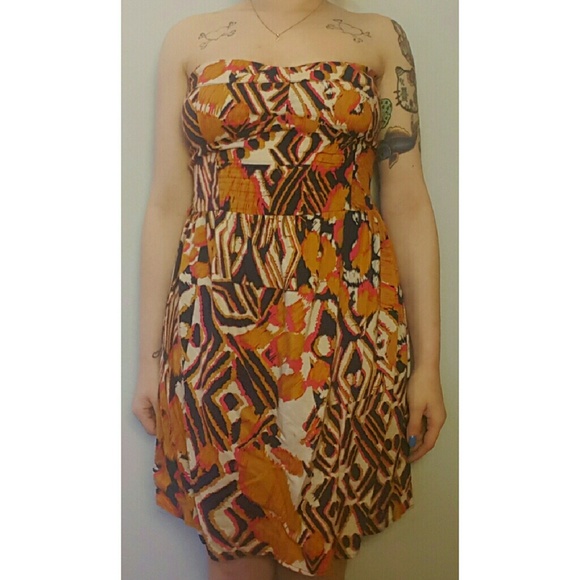 strapless dress