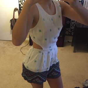LIKE NEW kendall and kylie cut out romper