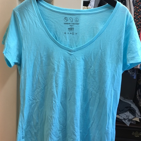 NWOT Turquoise Tee