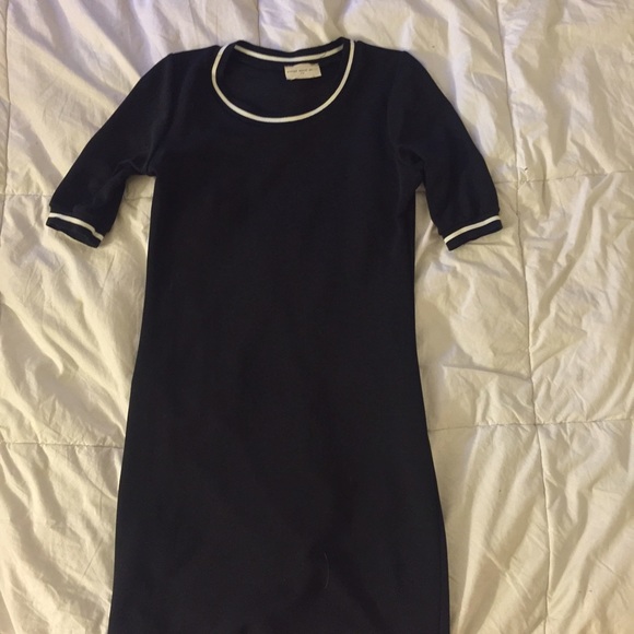 "Enough about me.." Black mid-sleeve dress