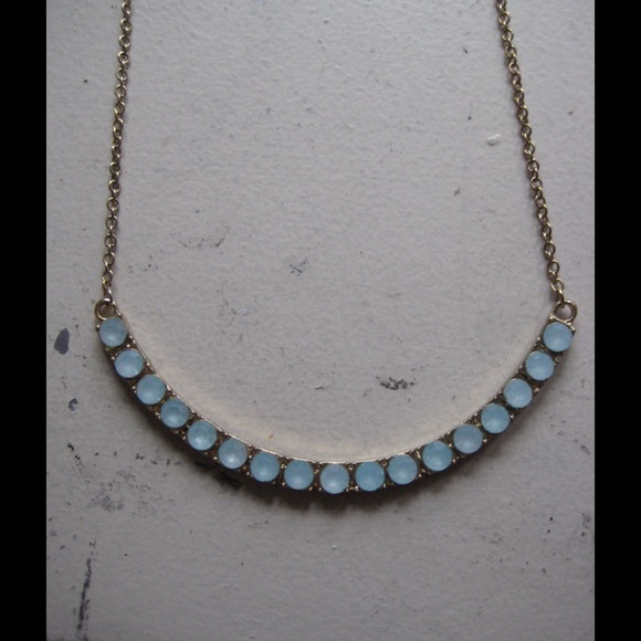 Delicate half moon necklace